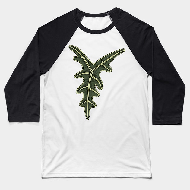 Alocasia Sanderiana Rare Plant Baseball T-Shirt by gronly